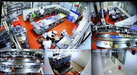 學校食堂安裝高清監(jiān)控攝像頭，不僅為了監(jiān)控更是為了舌尖上的安全